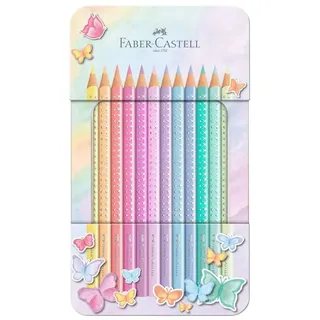 Faber-Castell Buntstifte Sparkle Pastell 12 St. Mehrfarbig