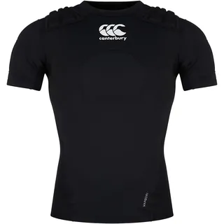 Canterbury Unisex CCC Rugby Schutzweste, Schwarz/Weiß/Silber, M UK