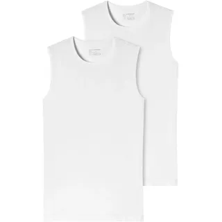 SCHIESSER Unterhemd / Tanktop 95/5 Organic Cotton in Weiß | Gr.: 4XL