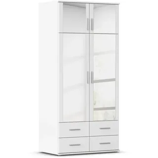 Rauch Drehtürenschrank Kemi 90 x 194 x 53 cm Weiß