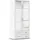 Drehtürenschrank Kemi 90 x 194 x 53 cm Weiß