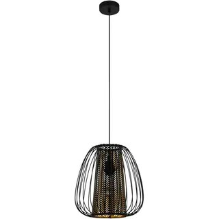 EGLO Curasao 1-flg. Ø 34 cm rund schwarz-gold