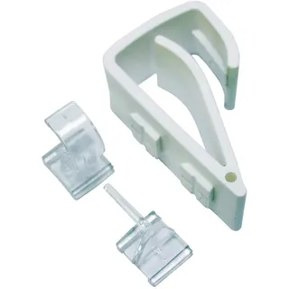 GARDINIA »Klemmträger Easy Click Vitrage« Zubehör Vitragestangen/Caféhausstangen, weiß