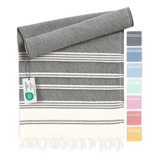 Fit-Flip Hamamtuch aus 100% Baumwolle saugfähig und schnelltrocknend