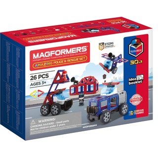 Magformers Amazing Police & Rescue Set