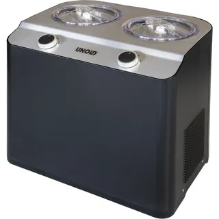 Unold Eismaschine Doppio schwarz 2,4 l
