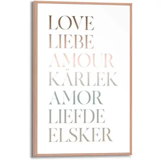 Reinders Poster "Liebe", farbe bild(er): schwarz, weiß