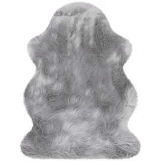 Heitmann-Felle Lammfell 9090 Fellteppich 60 x 90 cm Grau
