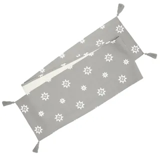 Ragged Rose Tischläufer Xmas Silber grau Sterne