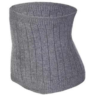 Herren Damen Kaschmir Nierenwärmer Winter Thermische Rückenwärmer Taille Wärmer Elastischer Wärmegürtel zur Schmerzlinderung und Entlastung im unteren Rückenbereich Lendenwärmer Bauchwärmer, Grau,L