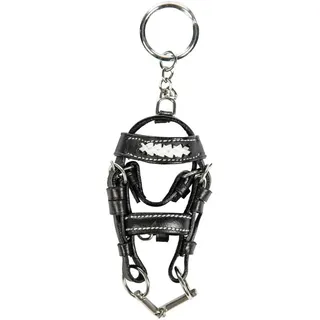HKM Mini-Trense Armstulpen schwarz/weiß One Size