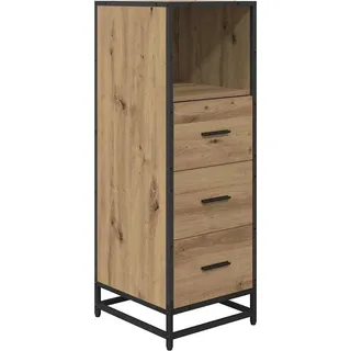 vidaXL Badezimmermöbel-Set Artisan-Eiche 35 x 37,5 x 100 cm