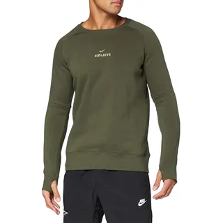 Nike Herren ATM M NK GFA FLC LS CRW II Long Sleeved T-Shirt, Cargo Khaki/(Khaki) (no Sponsor), XL
