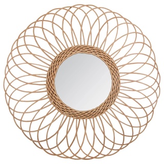 ATMOSPHERA CREATEUR D'INTERIEUR Atmosphera - Spiegel 'Rosace' - Rattan D 58 cm - Beige