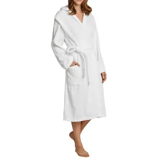 Schiesser Damen, Bademantel, Weiß (100-weiss), M