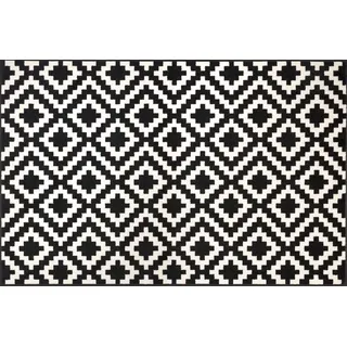 Kalmar 115 x 175 cm schwarz/weiß