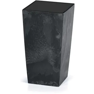 Deuba® Blumentopf 49L 61x32,5x31,5cm Betonoptik Inkl. Einlegeboden Indoor Outdoor Blumenkasten Pflanzkübel Anthrazit