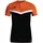 Poloshirt Schwarz/Neonorange 4XL
