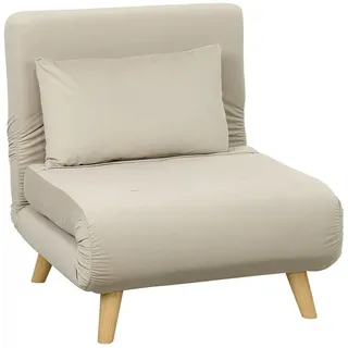 Homcom Schlafsessel (Breite 72 cm, Beige)