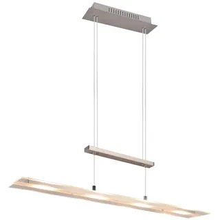 Trio Milos 4-flg. 20 W 30 cm nickel-matt