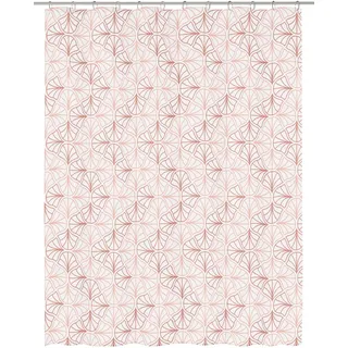 KLEINE WOLKE Duschvorhang Bloom 180 x 200 cm beige