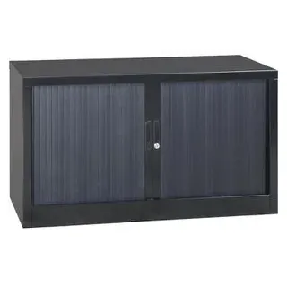 Gürkan Rollladenschrank 120 x 75 x 46 cm schwarz