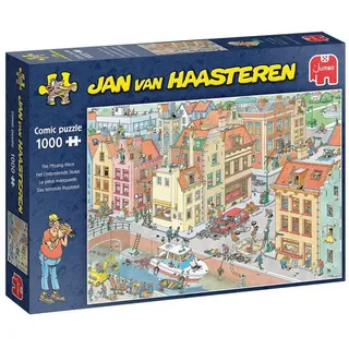 JUMBO Spiele Jumbo Jan van Haasteren - Fehlendes Teil, Puzzle 1000 Teile