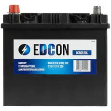 EDCON DC60510L Autobatterie 12V – 60Ah – 510A – Starterbatterie – Bleisäure Ca/Ca Technologie