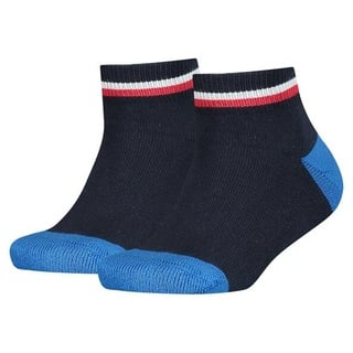 Tommy Hilfiger Kinder Quarter-Socken im Pack - ICONIC SPORTS, Frottee-Sohle Dunkelblau 35-38