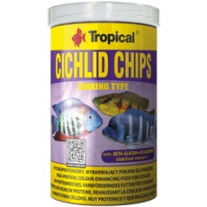 Bild Cichlid Chips - langsam sinkende, zutatenreiche Futterchips, 1er Pack (1 x 1 l), 520 g (1er Pack)
