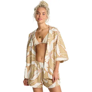 Billabong Hawaiihemd Langarm-Ausführung, aus Polyester und Elasthan, stone