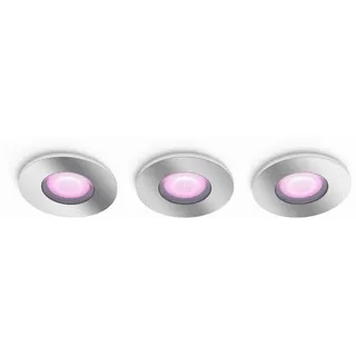 Philips Hue White and Color Ambiance Xamento Einbauleuchte rund weiß Set, 3-tlg. (929003074801)