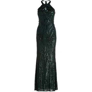 Vera Mont Abendkleid Glitzer-Look Grau 38
