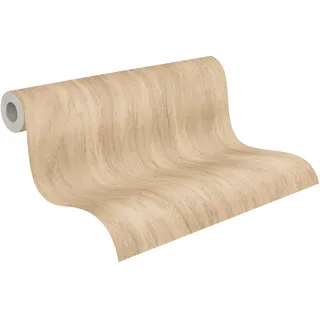 ascreation Vliestapete Holz Design 10 m x 0,32 m 300 g Braun 34193