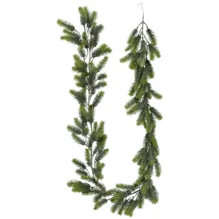 Weihnachtsgirlande grün PVC 180 cm
