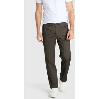 Straight-Jeans MAC "Arne", Herren, Gr. 36, Länge 34, braun (mahagony braun), Denim/Jeans, Obermaterial: 64% Polyester, 34% Viskose, 2% Elasthan, gerade, Jeans Straight-Jeans, in gepflegter Optik, mit Stretch