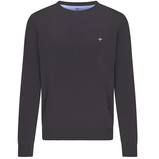 Fynch Hatton Feinstrickpullover Rundhals Grau XL