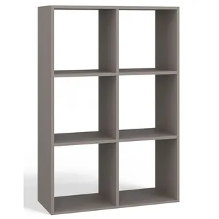 Selsey Standregal 110 x 75 x 30 cm Grau