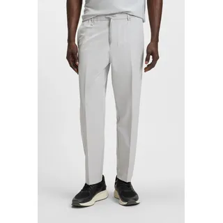 BOSS GREEN Webhose »T Convert« Elastischer Taillenbund und Kordelzug, Gürtelschlaufen Anzughose, grau