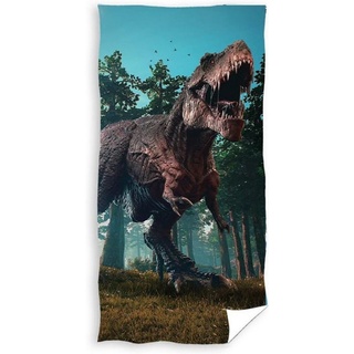 Carbotex Dino Duschtuch Badetuch Handtuch Strandtuch Dinosaurier 70 x 140cm