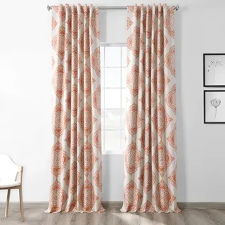 HPD Half Price Drapes BOCH-KC27-96 Verdunkelungsvorhang (1 Panel), 50 x 96, Henna