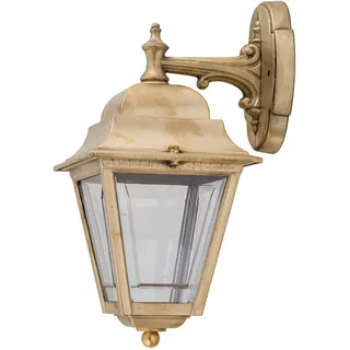 Außenlampe IP43 Messing rostfrei Maritimer Stil Wandleuchte Haus Hof PAXI