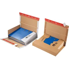 Colompac, Versandkarton + Versandbox, Ordner-Versandpackungen (32 x 29 x 8 cm, 20 x)
