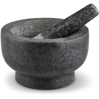 Cole & Mason Clavering Mörser mit Stößel Set groß 20 cm grau