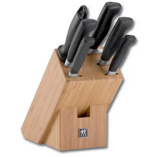 Zwilling Vier Sterne Messerblock 7-tlg. Beige