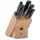Vier Sterne Messerblock 7-tlg. Beige