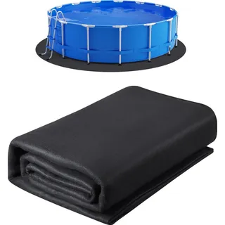SucceBuy Poolunterlage Bodenplane Bodenschutzplane Poolmatte Rund für Aufstellpool 7,3m