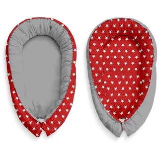 Multifunktionale Kuschelnest Babynest Kokon für Babys und Säuglinge, Nestchen, Reisebett, 100 Prozent Baumwolle, antiallergisch