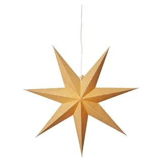 Star Trading Paper Star Baumwolle, Gold, Papier, Weihnachten, 1 Stück(e), 600 mm, 160 mm - Gold