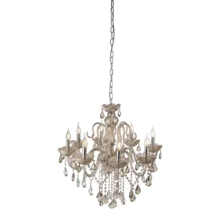 GRACIA Paul Neuhaus Pendelleuchte, champagner 8xE14 40W Innenleuchte, IP20 - Silber